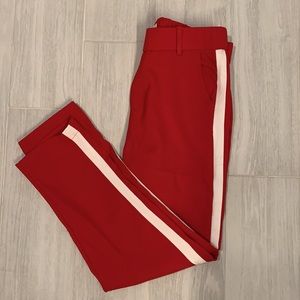 Nasty Gal Side Stripe Straight Leg Pants / Trousers